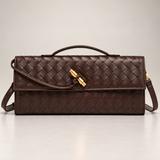 Woven Clutch Bag with Top Handle