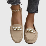 Ysaline | Elegant Classic Chain Loafers Women Slip-On Shoes