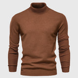 Men's Turtleneck Slim-Fit Long Sleeve Sweater
