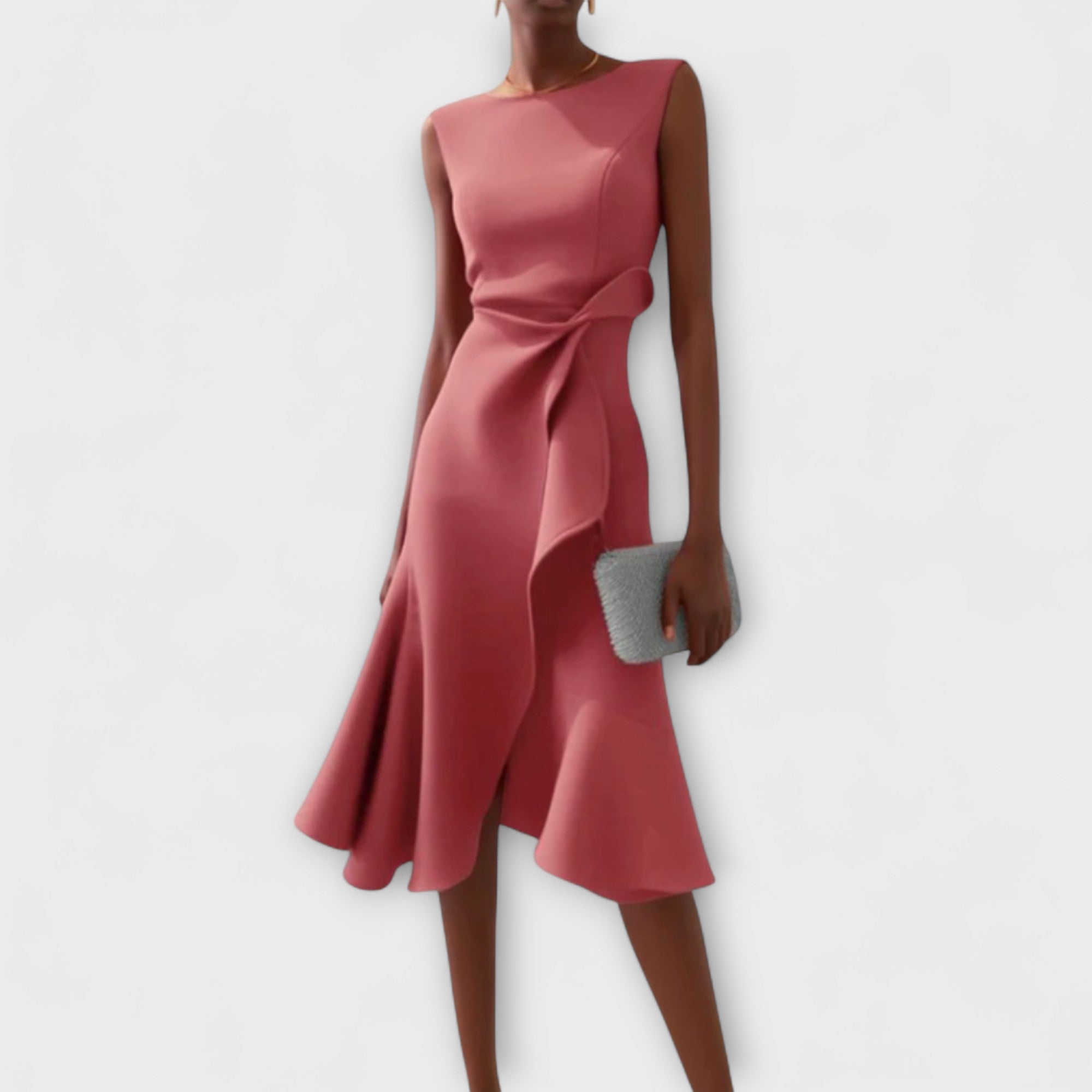 Juliette | Elegant Sleeveless Midi Dress Women Summer Fitted