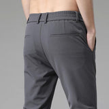 Stretch Slim-Fit Tapered Trousers