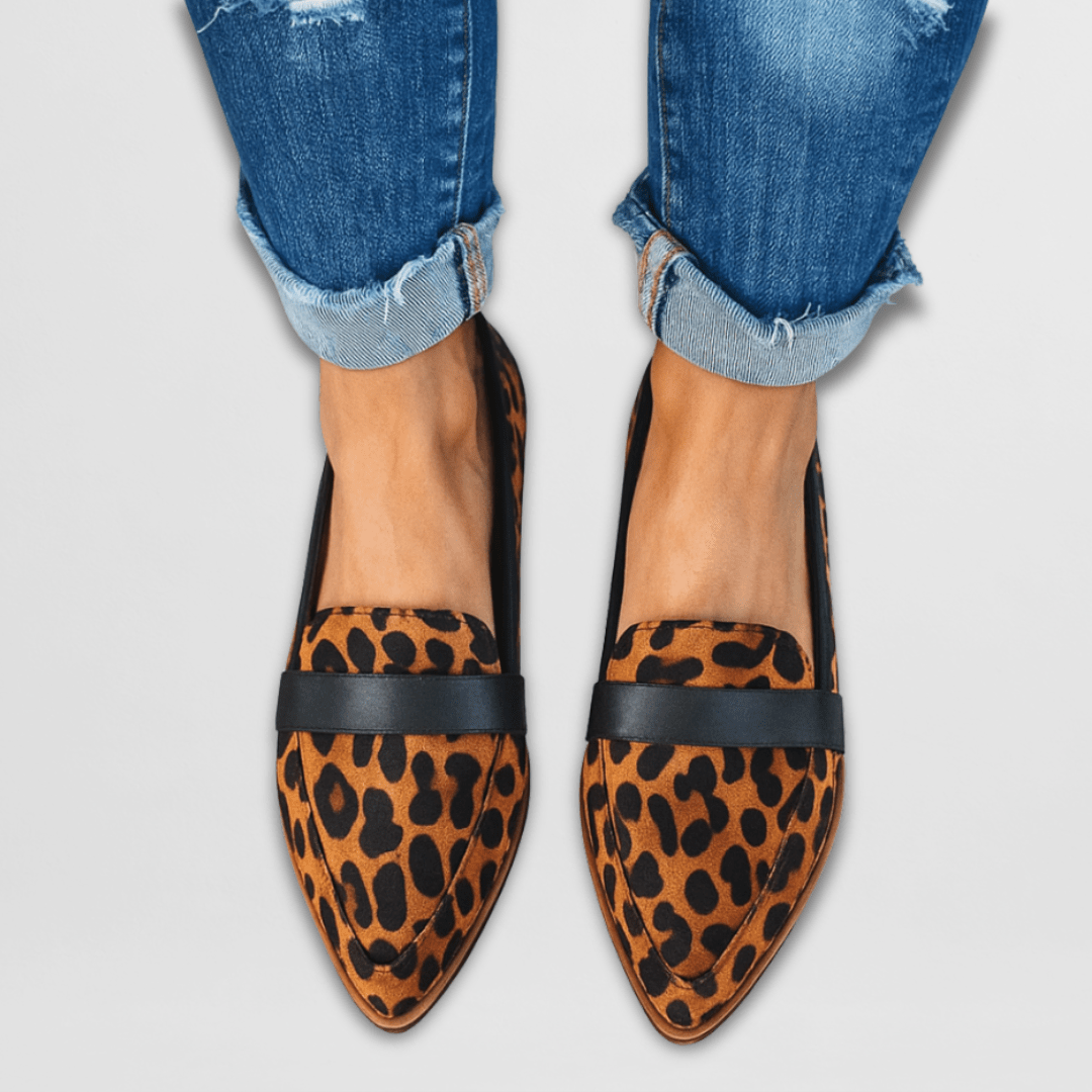Solviera | Suede Loafers Women Pointed Slip-On Comfort Shoes