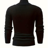 Cable Knit Cardigan with Shawl Collar and Button Front