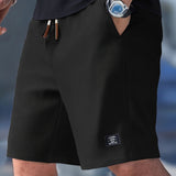 Men's Waffle Knit Drawstring Shorts