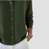 Women's Knit Cardigan Sweater – Collared Button-Front Long Sleeve Style for Everyday Wear