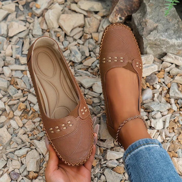 Rovella | Breathable Comfort Loafers Women Slip-On Flats