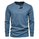 Men's Long Sleeve Shirt with Button Closure