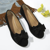 Bow Detail Ballet Flats with Round Toe