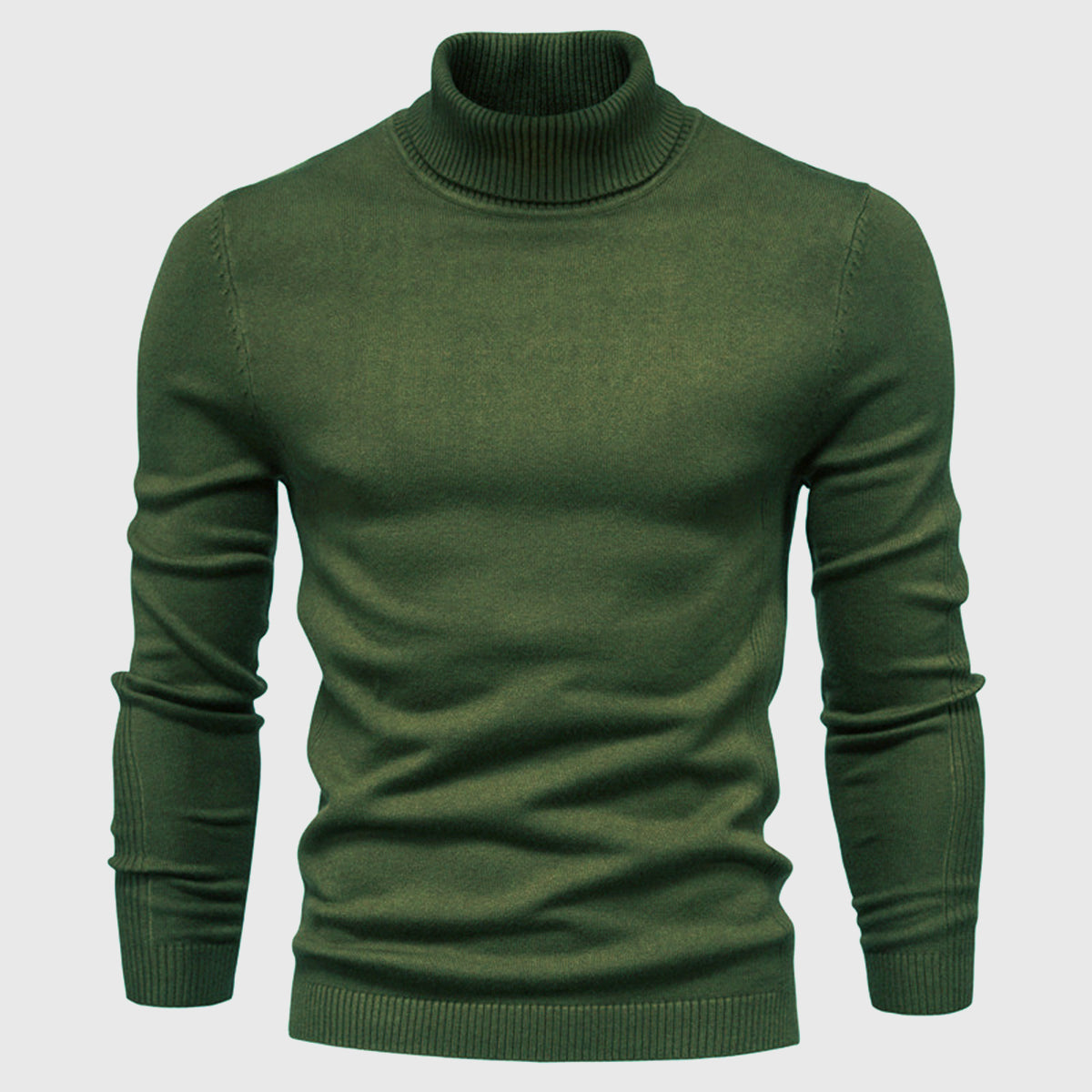 Men's Turtleneck Slim-Fit Long Sleeve Sweater