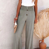 Aveline | High Waist Wide Leg Pants Women Summer Relaxed Casual