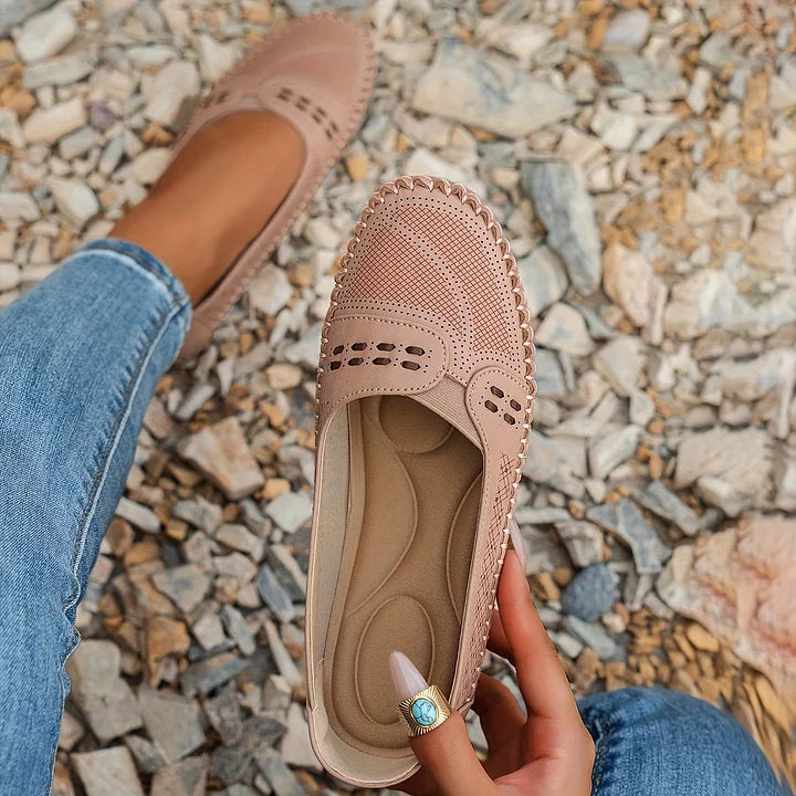Rovella | Breathable Comfort Loafers Women Slip-On Flats