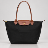 Women's Tote Bag with Long Shoulder Straps and Zipper Closure