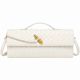 Woven Clutch Bag with Top Handle