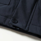 Fleece Hooded Jacket with Cargo Pockets
