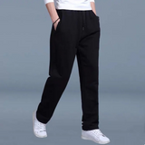 Straight-Leg Jogger Pants with Drawstring Waist