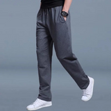 Straight-Leg Jogger Pants with Drawstring Waist