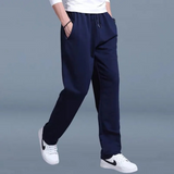 Straight-Leg Jogger Pants with Drawstring Waist