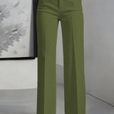 High-Waisted Wide-Leg Trousers Women