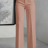High-Waisted Wide-Leg Trousers Women