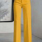 High-Waisted Wide-Leg Trousers Women