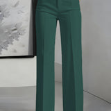 High-Waisted Wide-Leg Trousers Women