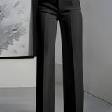 High-Waisted Wide-Leg Trousers Women