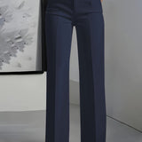 High-Waisted Wide-Leg Trousers Women