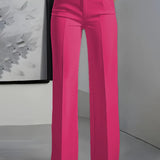 High-Waisted Wide-Leg Trousers Women