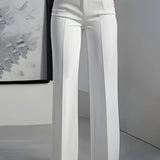 High-Waisted Wide-Leg Trousers Women
