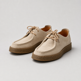 Suede Lace-Up Shoes with Crepe Sole