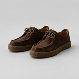 Suede Lace-Up Shoes with Crepe Sole
