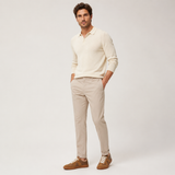 Low-Top Sneakers with Color Block and Round Toe