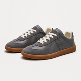 Low-Top Sneakers with Color Block and Round Toe