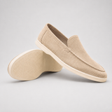 Slip-On Loafers with Round Toe and Flat Sole