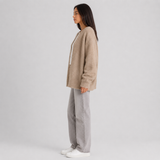 Women's Oversized Cardigan Snap Button