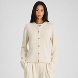 Women's Fitted Button Front Cardigan