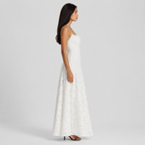 Floral Lace Spaghetti Strap Maxi Dress Women