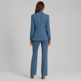Two-Piece Peak Lapel Blazer & Trouser Suit