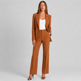 Two-Piece Peak Lapel Blazer & Trouser Suit