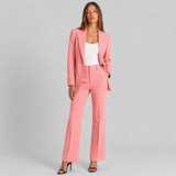 Two-Piece Peak Lapel Blazer & Trouser Suit