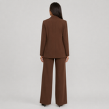 Oversized Blazer & Wide-Leg Trouser Suit Set