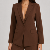Oversized Blazer & Wide-Leg Trouser Suit Set