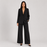 Oversized Blazer & Wide-Leg Trouser Suit Set