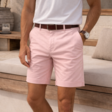 Tailored Straight-Leg Summer Shorts