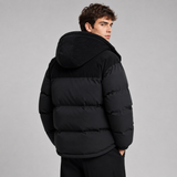 Oversized Hooded Puffer Jacket with Zip Front