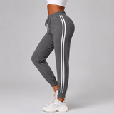 Drawstring Tapered Leg Jogger Pants with Cuffed Hem