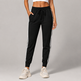 Drawstring Tapered Leg Jogger Pants with Cuffed Hem