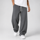 Wide-Leg Sweatpants with Drawstring Waist