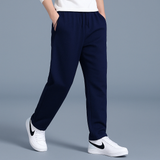 Straight-Leg Jogger Pants with Drawstring Waist