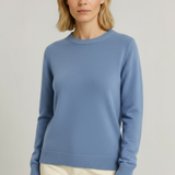 Fine-Knit Crew Neck Sweater
